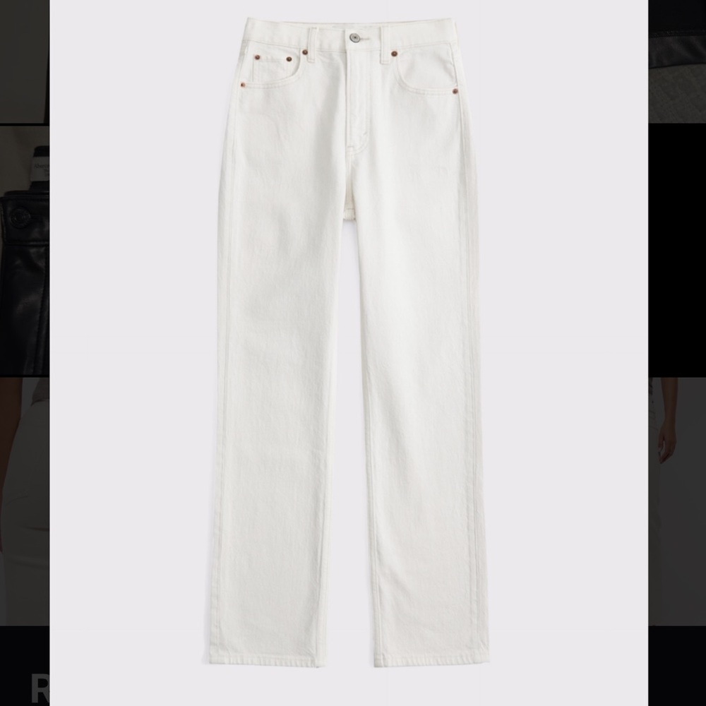 Abercrombie The Ankle Straight Iltra High Rise - Curve Love